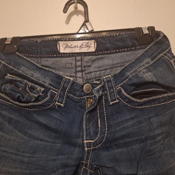 Y2K lowrise bootcut jeans from Plastic By Gly - Picture 2 of 13